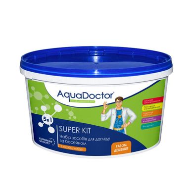 Набор стартовой химии для бассейна AquaDoctor Super Kit 5 в 1