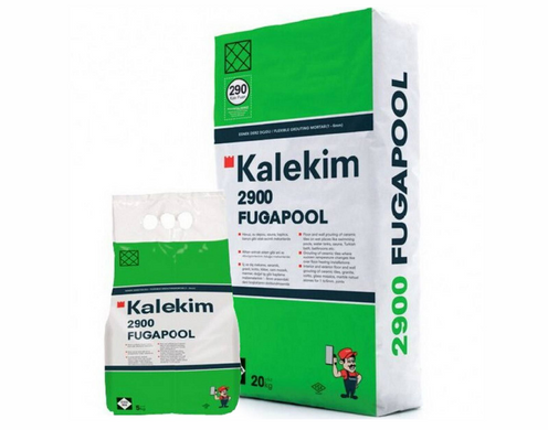 Влагостойкая затирка 20 кг для швов Kalekim Fugapool 2900