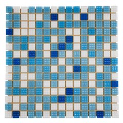 Мозаика для бассейна стеклянная Багама Светлая, вариант 1 B2311N